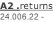 A2 .returns 24.006.22 -